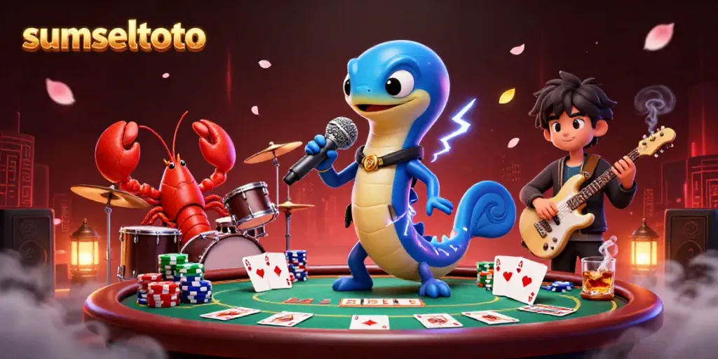 Experience thrilling gameplay with sumseltoto in an underwater casino scene featuring electric characters.