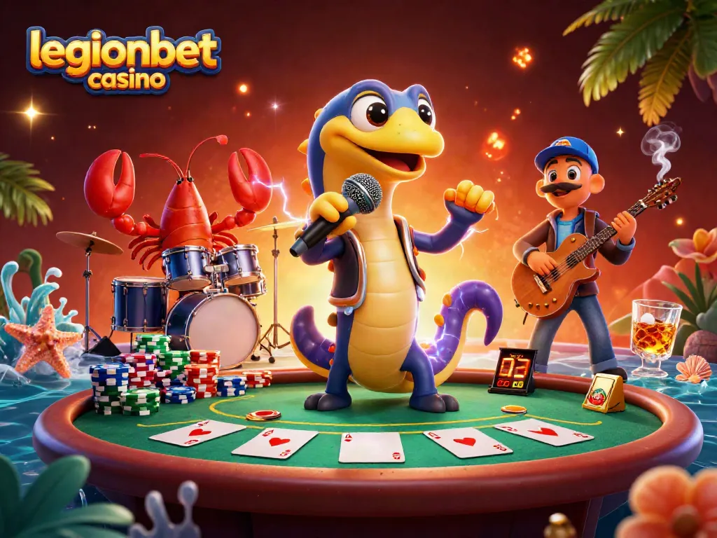 Engage with thrilling games at legionbet casino in this dynamic underwater scene.