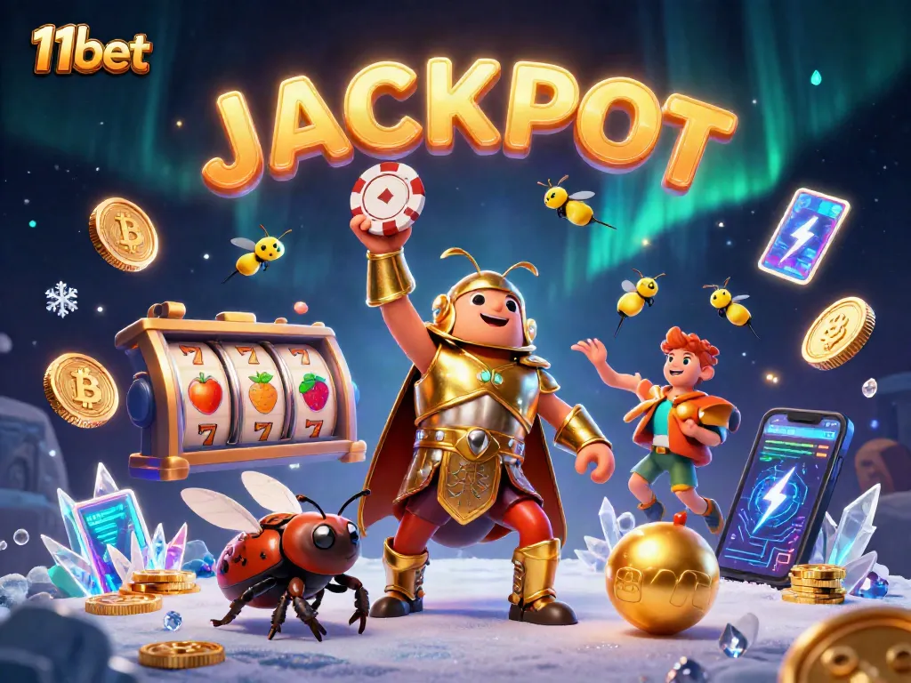 Engage with thrilling 11bet casino action featuring vibrant 3D characters and jackpot excitement.
