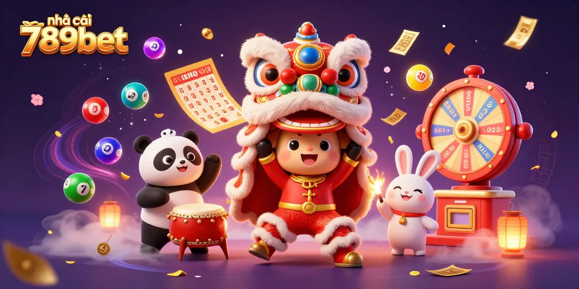 Engage with the house of nhà cái 789bet in a vibrant scene filled with casino activities.