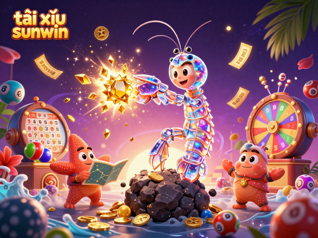 Experience the excitement of tài xỉu sunwin with vibrant gaming elements in a dynamic galaxy!