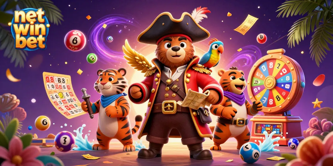 Experience thrilling gameplay with net win bet featuring vibrant casino elements and lively characters.