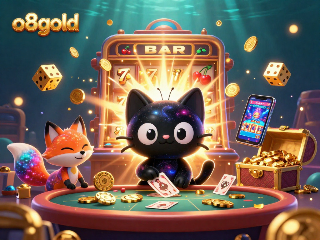 Experience thrilling gameplay at o8gold while enjoying the vibrant casino scene filled with excitement.